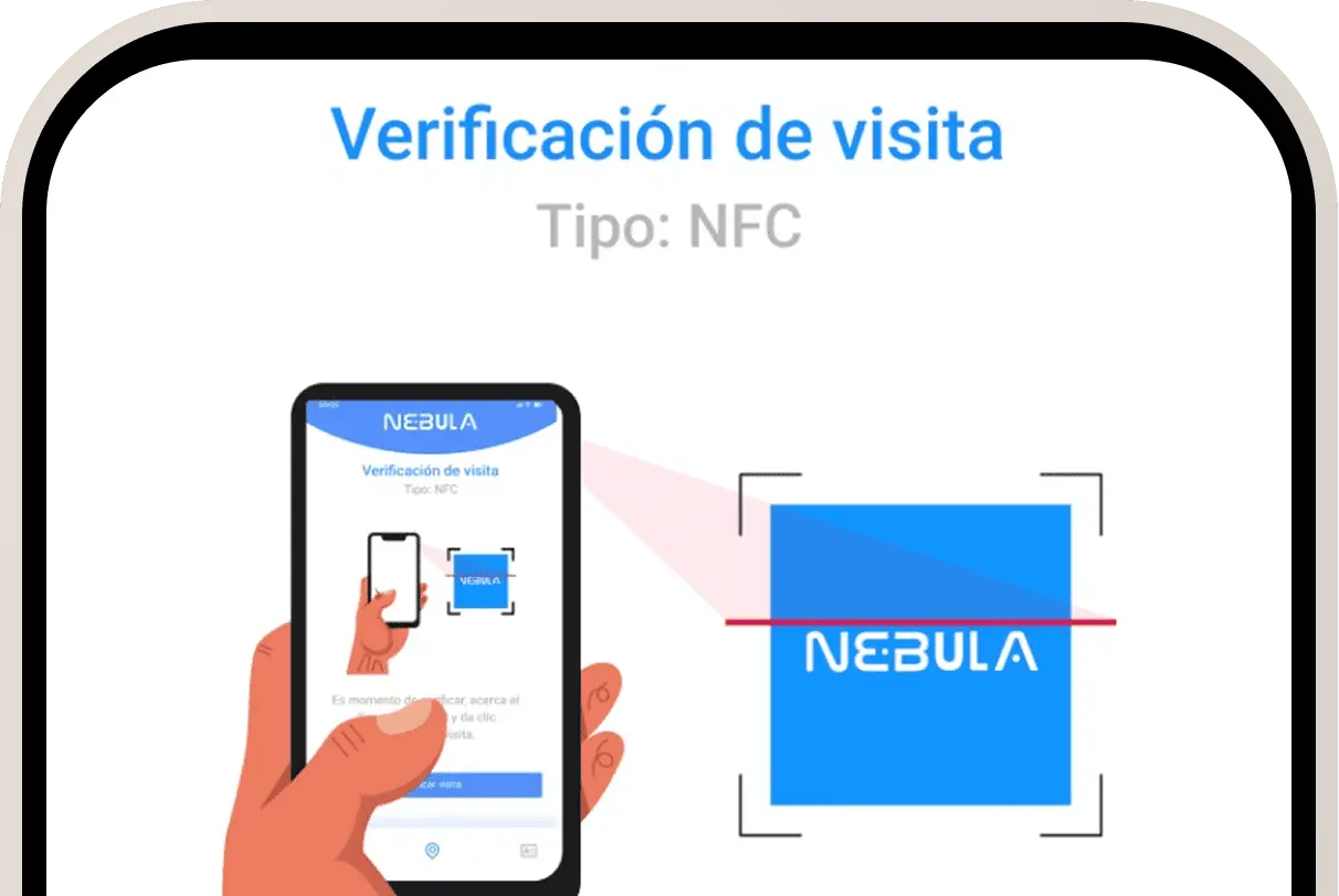 Vista del dispositivo de Nebula