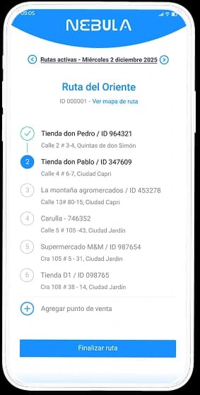 Dashboard gerencial y analítica operativa en tiempo real dentro de Nebula
