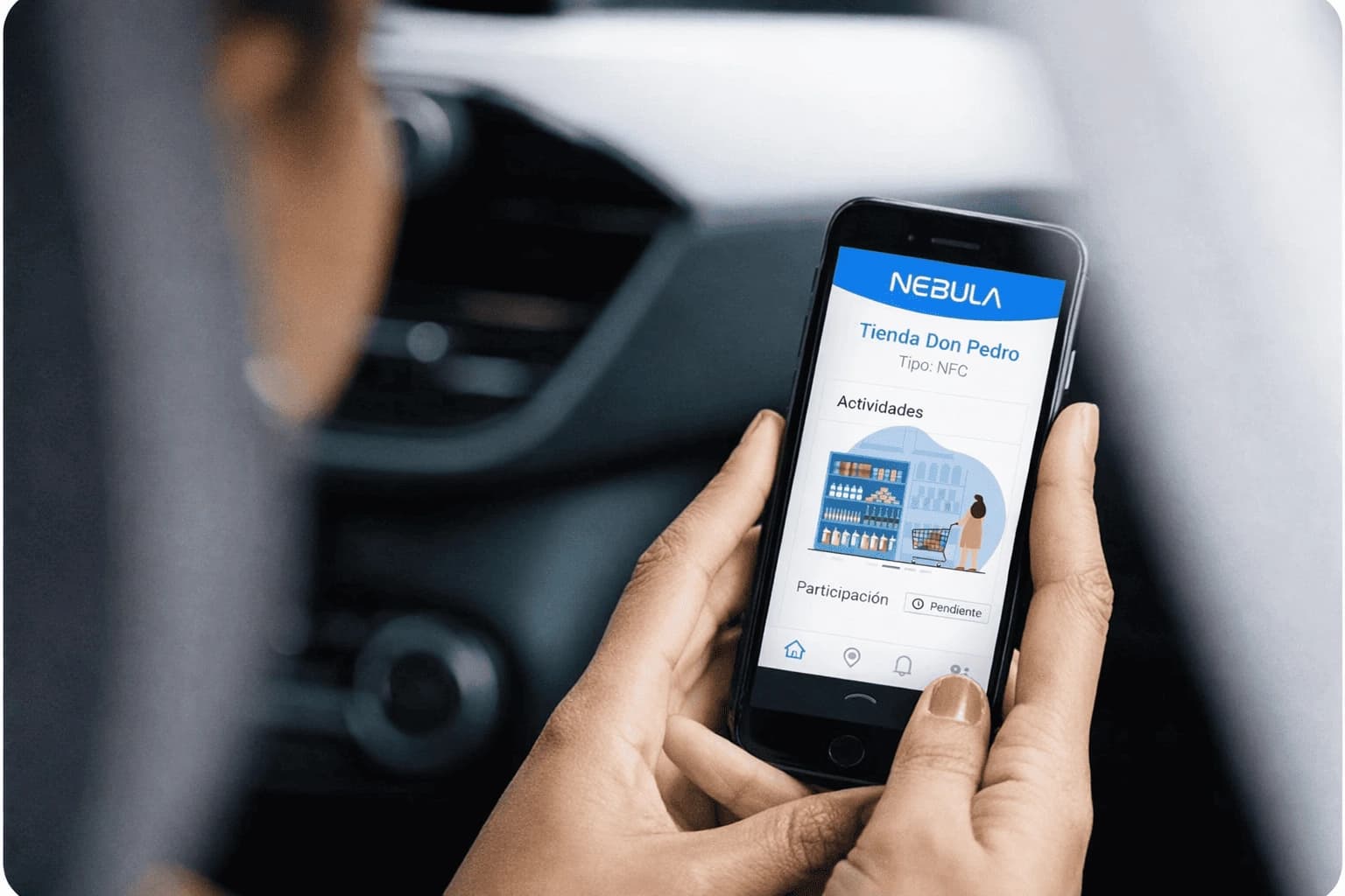 Nebula mostrando inteligencia operativa y verificación de visitas en tiempo real